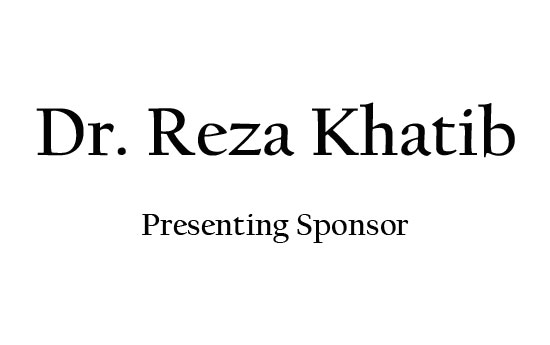 Dr. Reza Khatib - Presenting Sponsor